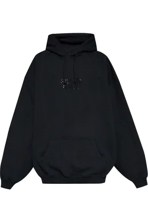 Vetements Logo-print cotton hoodie