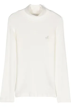 MONNALISA Fine-ribbed turtleneck top