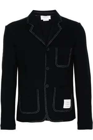 Thom Browne Single-breasted cotton blazer