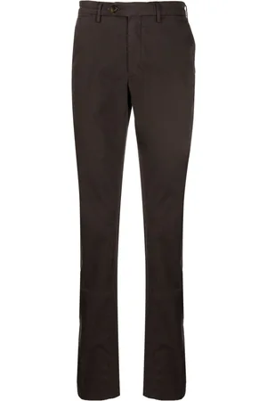 CANALI Mid-rise straight-leg chino trousers