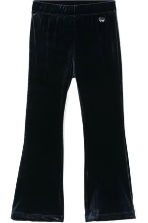 MONNALISA Velvet flared trousers