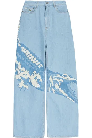 Lacoste Logo straight-leg jeans