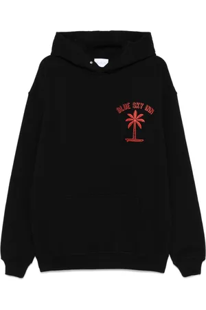 BLUE SKY INN Surf Palm logo-print hoodie