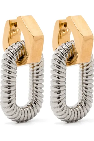 Paco rabanne XL Link Animation Godron earrings