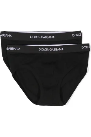 Dolce & Gabbana Logo waistband trunks (pack of two)