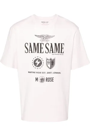 MARTINE ROSE Text-print T-shirt