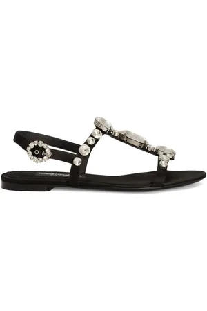 Dolce & Gabbana Bianca gemstone-embellished sandals