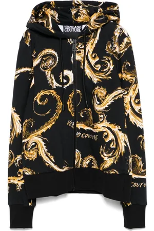 VERSACE Barocco-print hoodie