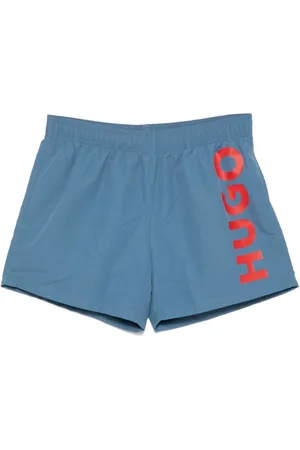 HUGO BOSS Logo print swim shorts
