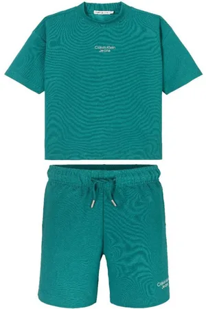Calvin Klein Ottoman relaxed shorts and T-shirt