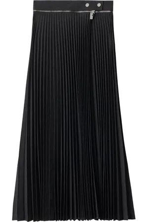 Burberry Pleated stretch wool skirt
