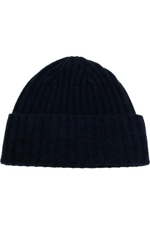 N.PEAL Chunky ribbed beanie hat
