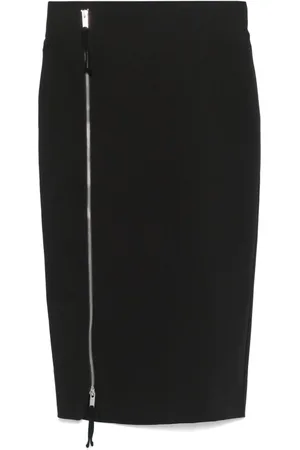 THOM KROM Zip-up midi skirt