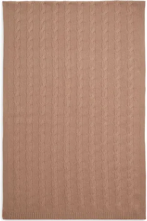Ralph Lauren Cable-knit cashmere scarf