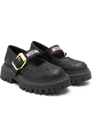 Moschino Glitter moccasins