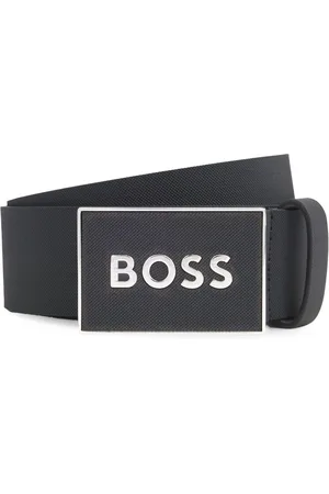 HUGO BOSS Logo-lettering leather belt