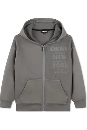 DKNY Logo-embroidered hoodie