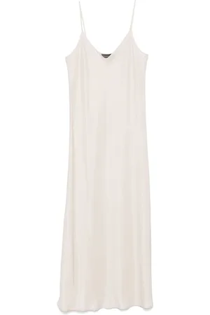LORENA ANTONIAZZI V-neck slip dress