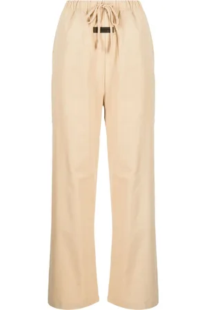 FEAR OF GOD Logo-patch drawstring-waistband trousers