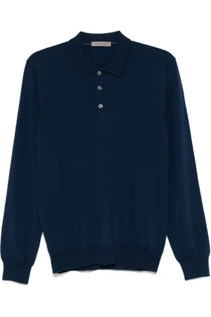 corneliani Virgin wool polo sweater