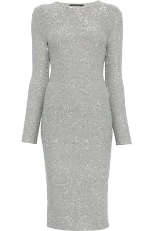 Fabiana Filippi Sequinned midi dress