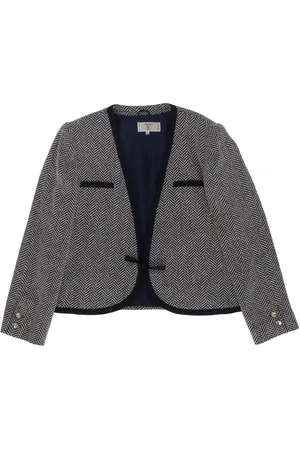 VALENTINO GARAVANI 1980s herringbone-pattern jacket