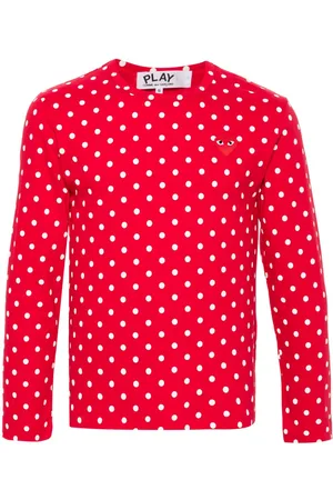 Comme des Garçons Polka-dot cotton T-shirt