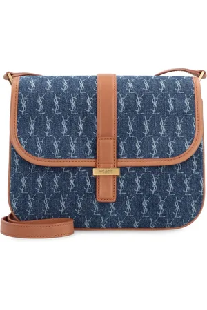 Saint Laurent Monogram denim crossbody bag