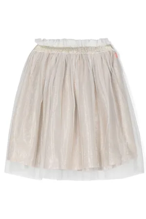 Billieblush Logo-embossed skirt