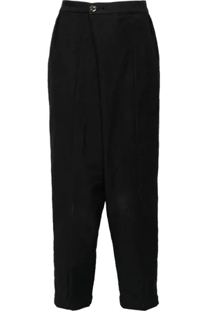 CHIAHUNG SU Dyed tapered trousers