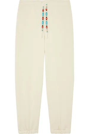 Alanui Bead-embellished tapered trousers