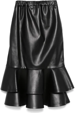 Comme des Garçons Ruffle-hem midi skirt