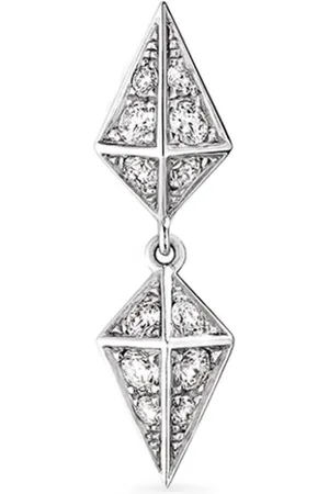 Statement Sterling Rockaway diamond drop earrings