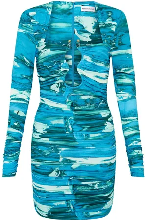 Rebecca Vallance Marine Mirage mini dress