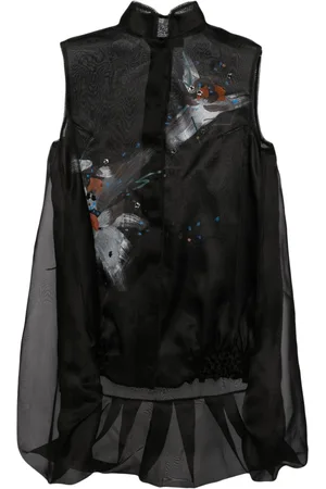 SHIATZY CHEN Libre collection standing collar vest