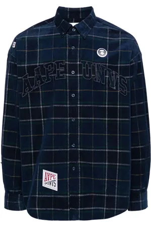 A Bathing Ape Logo-patch shirt