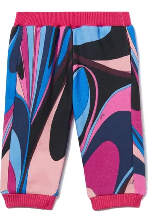 PUCCI Junior Onde-print track pants
