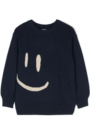Molo Bello smiley lace knitted jumper