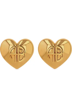ANINE BING Chunky heart earrings