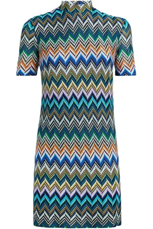 Missoni Zigzag-pattern mini dress