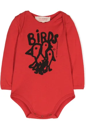 The Animals Observatory Birds-print long-sleeve body