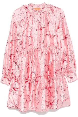 STINE GOYA Foil Foliage mini dress