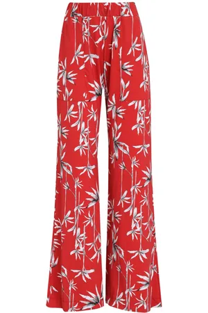 Brigitte Bamboo-print trousers