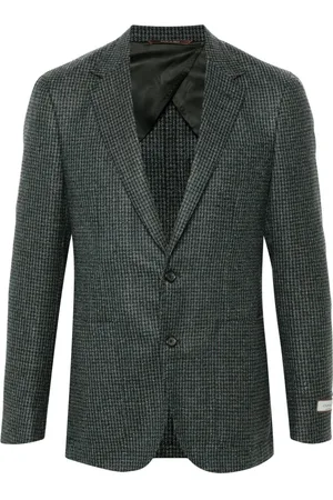 CANALI Houndstooth-pattern blazer