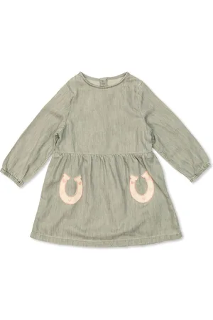 Stella McCartney Appliqué-detail cotton dress