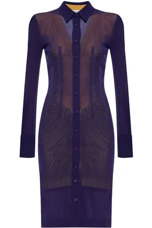The Attico Knitted midi dress