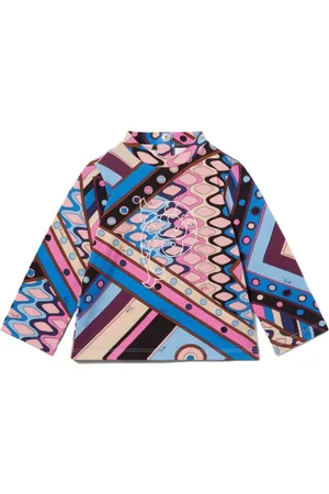 PUCCI Junior Vivara-print top