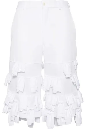 Comme des Garçons Ruffle layered tailored short