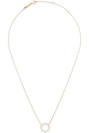 Zoe Chicco 14kt yellow Open Sun diamond necklace