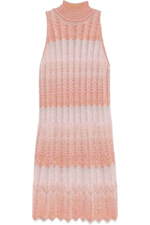 Missoni Greek-motif mini dress